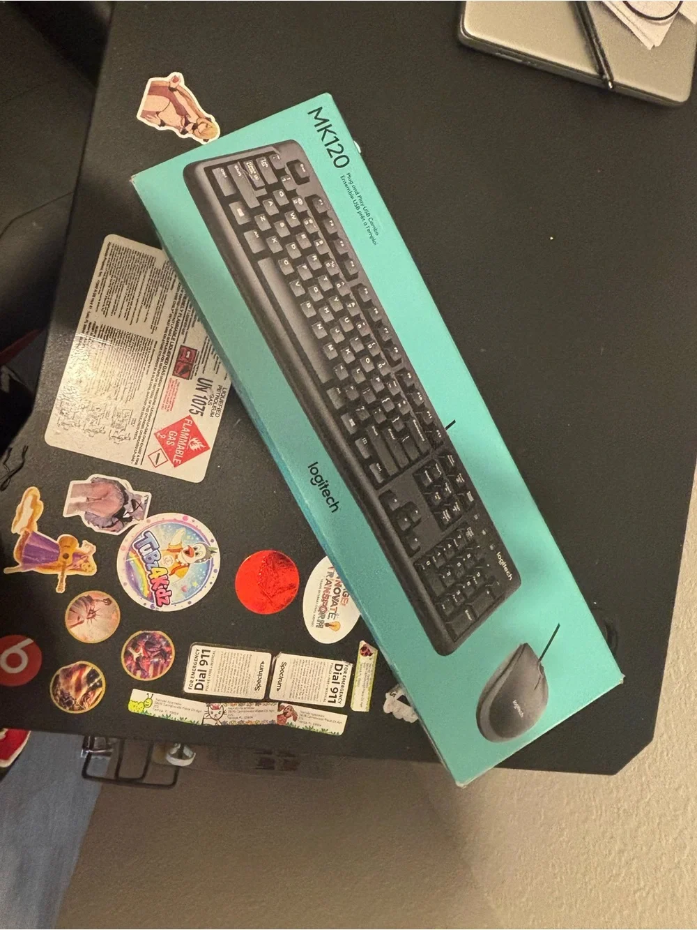 Logitech Black Full-Size Wired Keyboard with Numeric Keypad